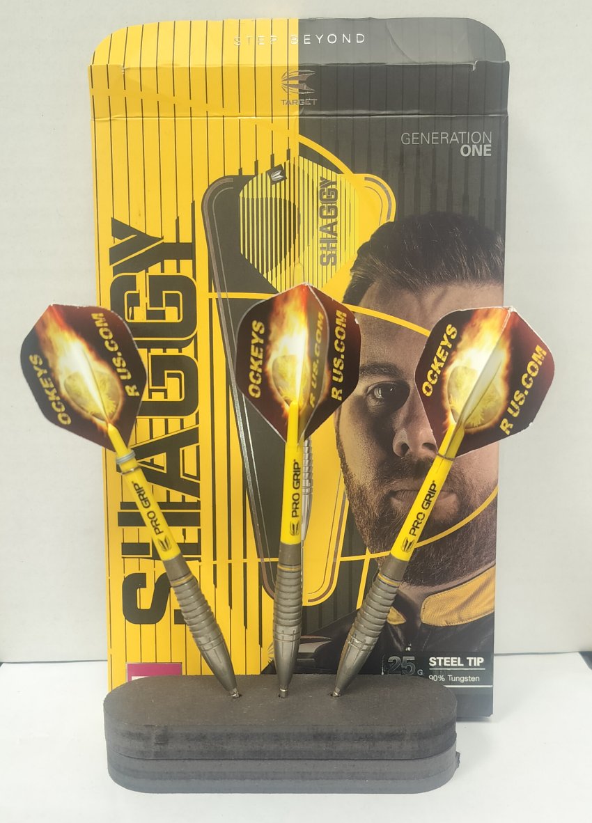 Shaggy Tungsten darts 23gm
